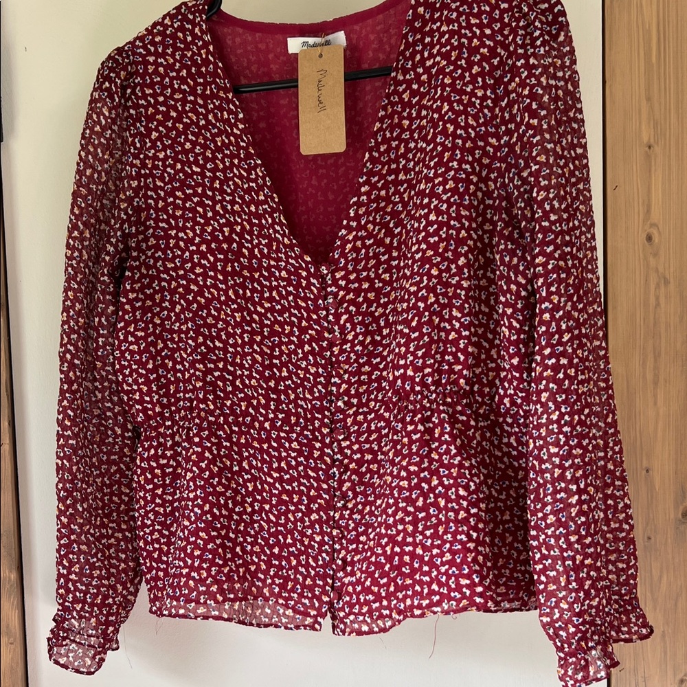 Madewell Overture Top in Ditsy Flowers small